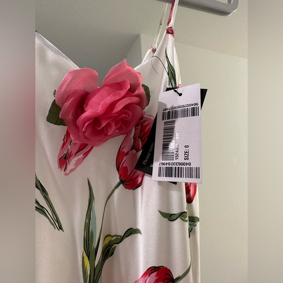 RODARTE Appliquéd printed silk-satin maxi dress - Picture 6 of 10